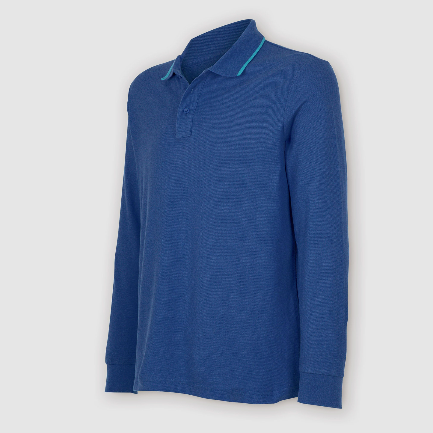 Polera corporativa hombre manga larga