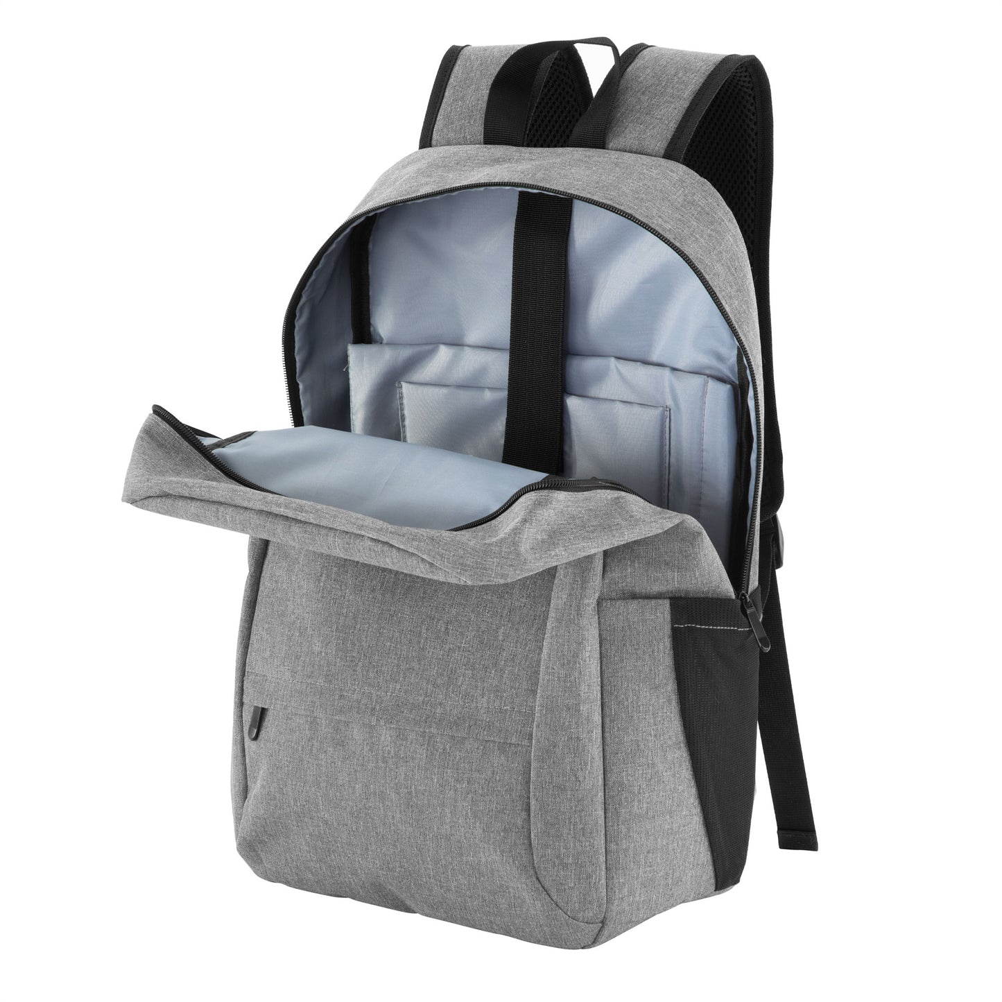 La mochila ideal para el profesional moderno. 18 litros de capacidad, tira para maleta y compartimento acolchado para laptop de 16". Diseño ergonómico con correas ajustables. Calidad superior para regalos corporativos. Regala utilidad y estilo. Cotiza bordado o impresión de logo.