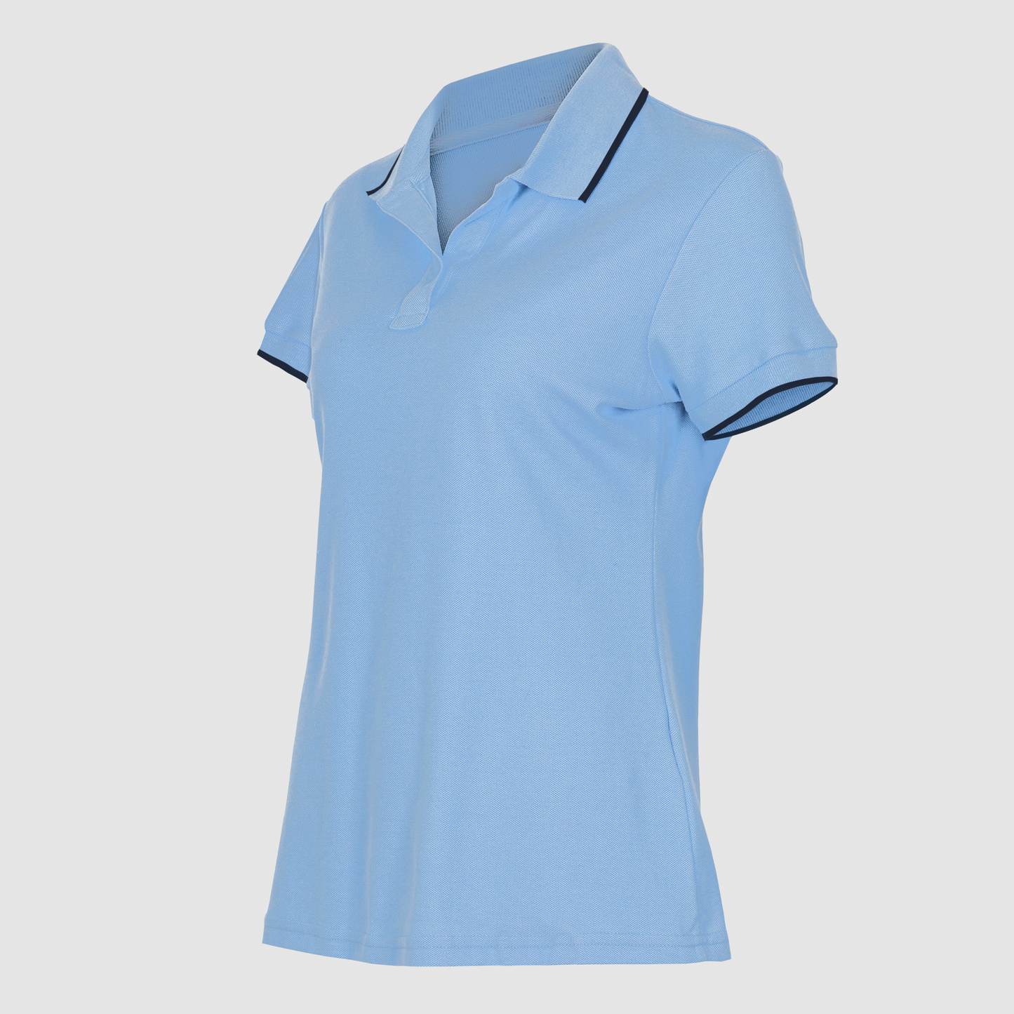 Polera piqué mujer. Su tejido piqué proporciona una textura clásica y aireada, con filtro UV, ideal para el uso diario