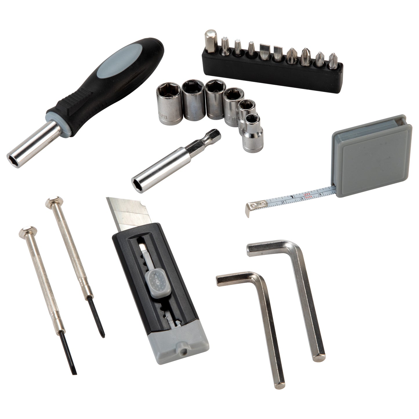 Sorprende con un regalo útil y tecnológico. Set con linterna de litio recargable, herramientas de precisión y base magnética. Personalización con logo disponible.