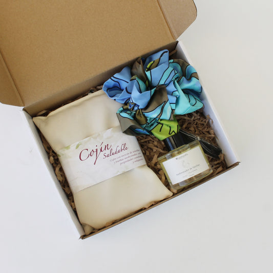 “Regalo Respira y Renueva con cojín saludable de semillas, difusor de varillas y scrunchie diseño Myriam Lynch – Aporta Imagen Chile”


Listo cuando quieras continuar con el siguiente 🌿✨