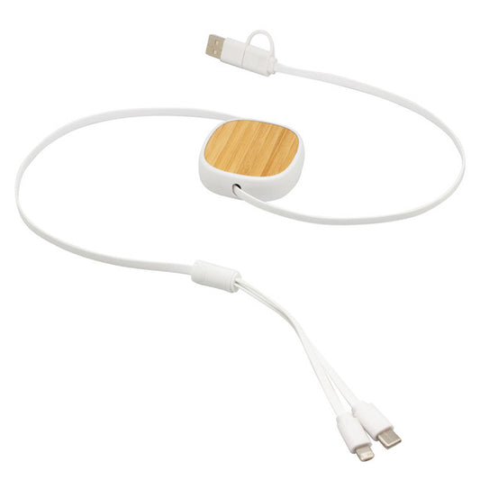 Cable de carga retráctil