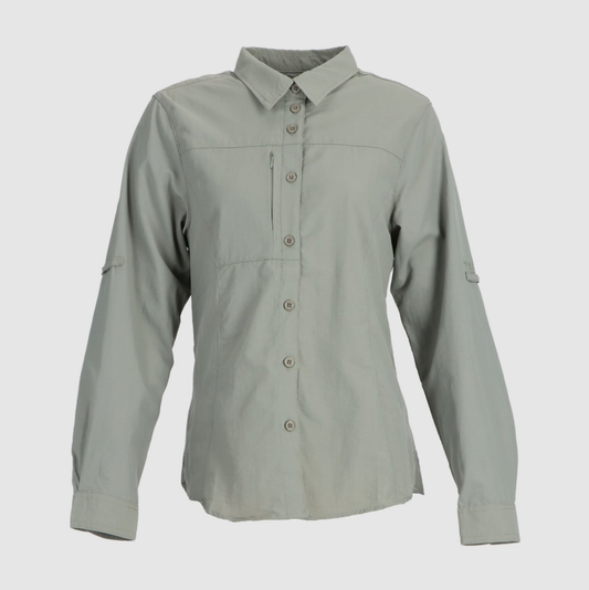 Blusa exterior, resistente, tejido antibacteriano, con factor UV