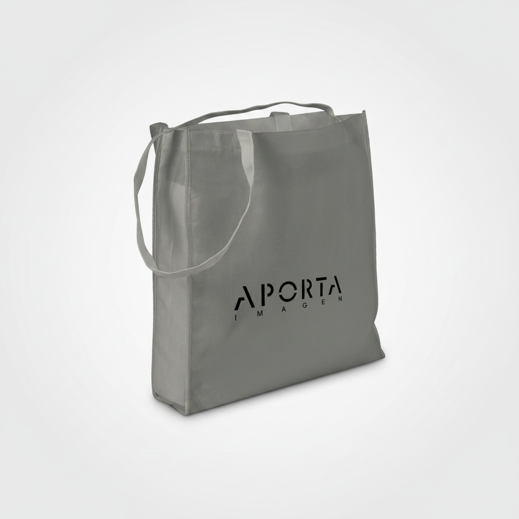 Bolsa reutilizable de tela no tejida (TNT), práctica y resistente para compras, eventos y promociones. Disponible en varios colores y personalizada con logo de tu empresa. Cotiza con nosotros.