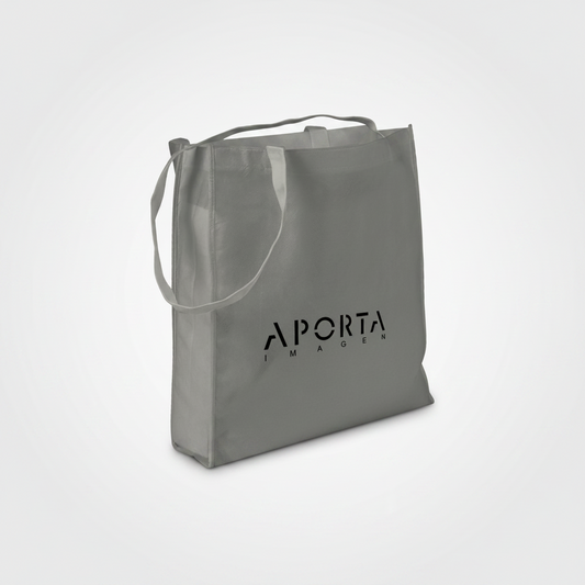 Bolsa reutilizable de tela no tejida (TNT), práctica y resistente para compras, eventos y promociones. Disponible en varios colores y personalizada con logo de tu empresa. Cotiza con nosotros.