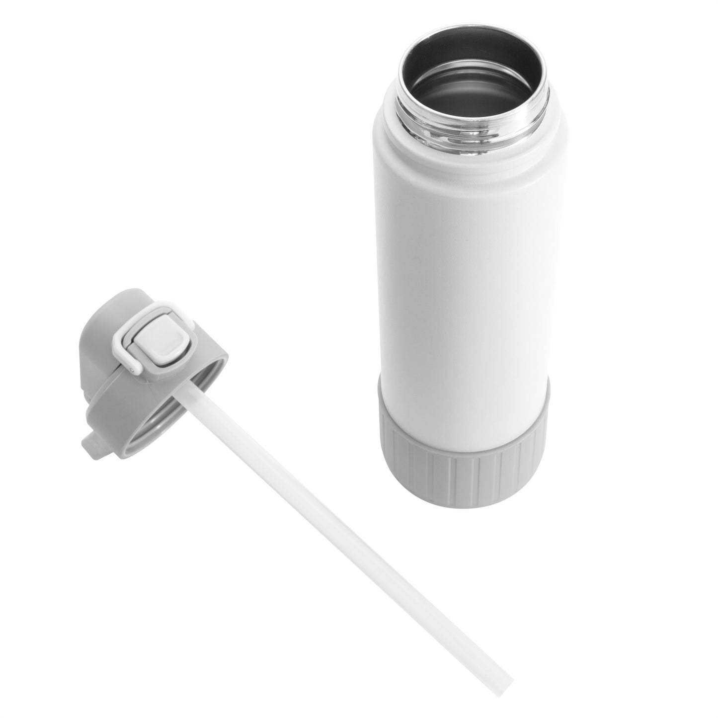 Botella deportiva 840 ml. de alto rendimiento. Acero inoxidable, aislamiento al vacío y pintura ultra resistente. Mantiene hasta 12 horas la temperatura de las bebidas calientes y hasta 24 horas de las bebidas frías. Cotiza con nosotros.