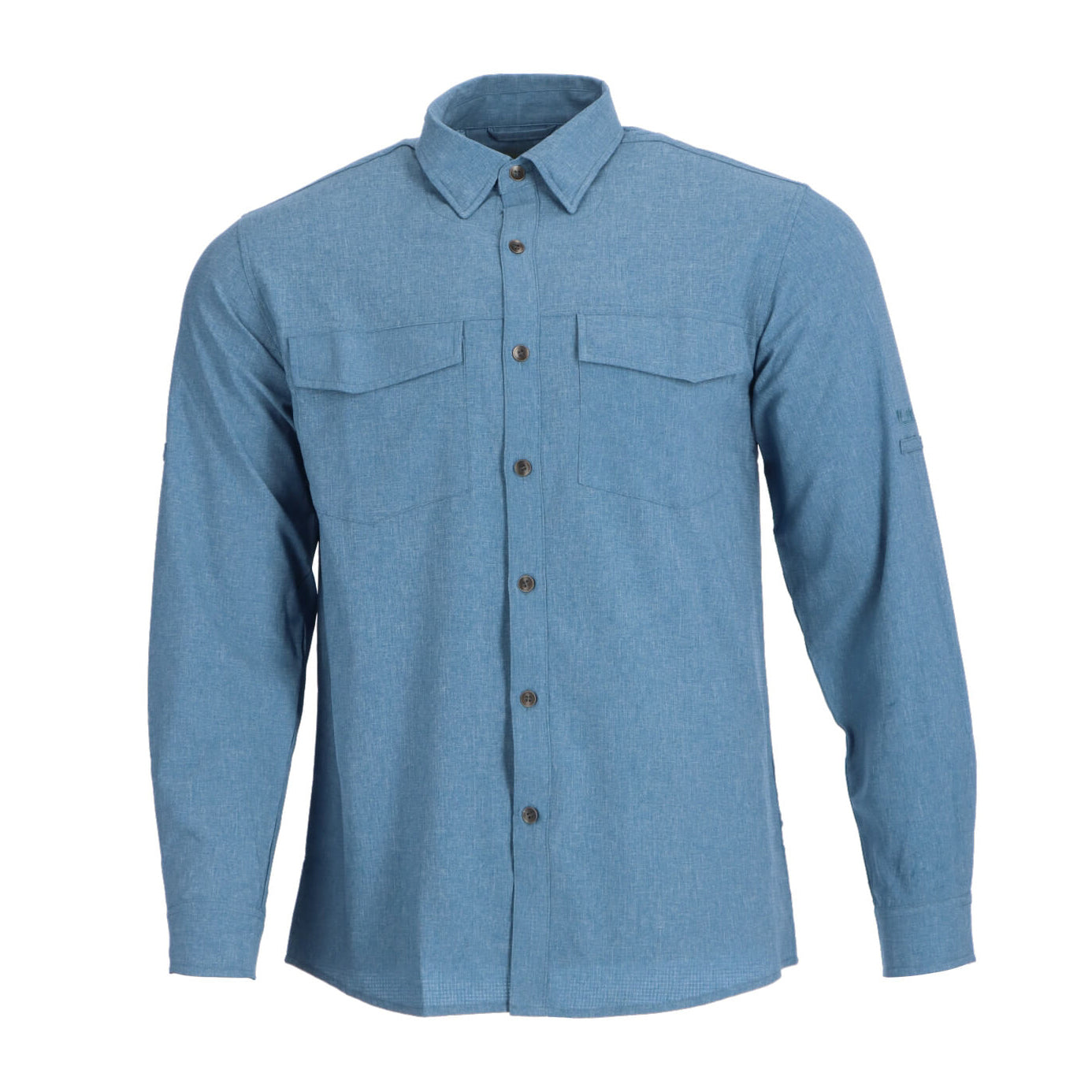 Camisa outdoor light de poliéster, tejido ligero perforado, con protección UV