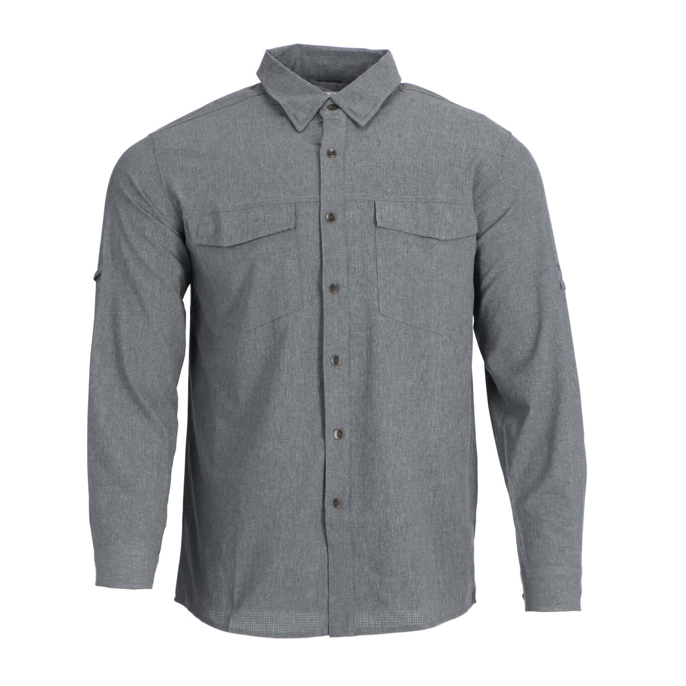 Camisa outdoor light de poliéster, tejido ligero perforado, con protección UV