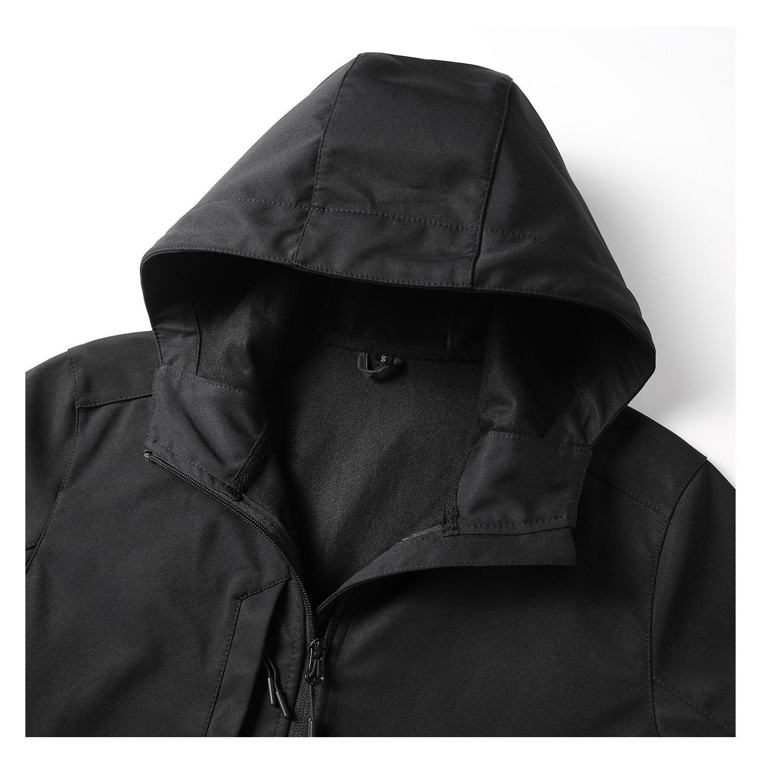 Chaqueta softshell corporativa con gorro , cortaviento y resistente al agua. Personalizable con bordado o impresión. Ideal para uniformes de empresa.