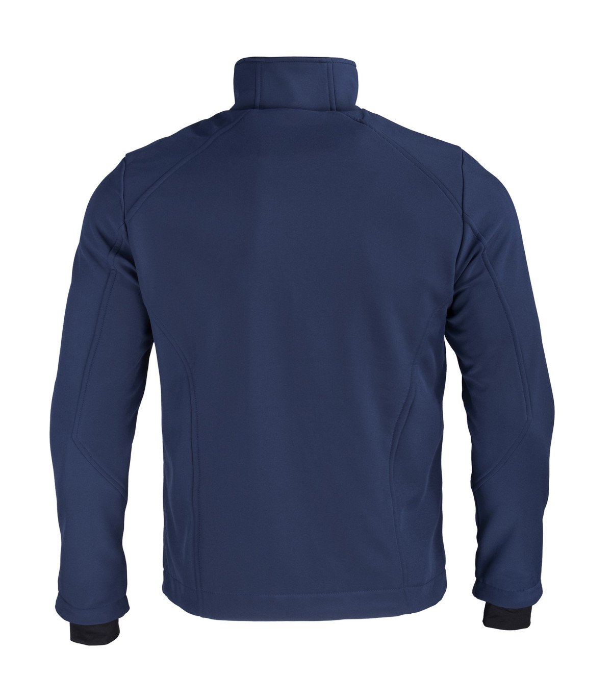 Chaqueta softshell Rhelmu corporativa, cortaviento y resistente al agua. Personalizable con bordado o impresión. Ideal para uniformes de empresa.