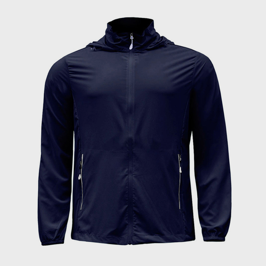 Cortaviento stretch Quick-Drying. Libera la humedad y seca rápido, con tratamiento anti olores