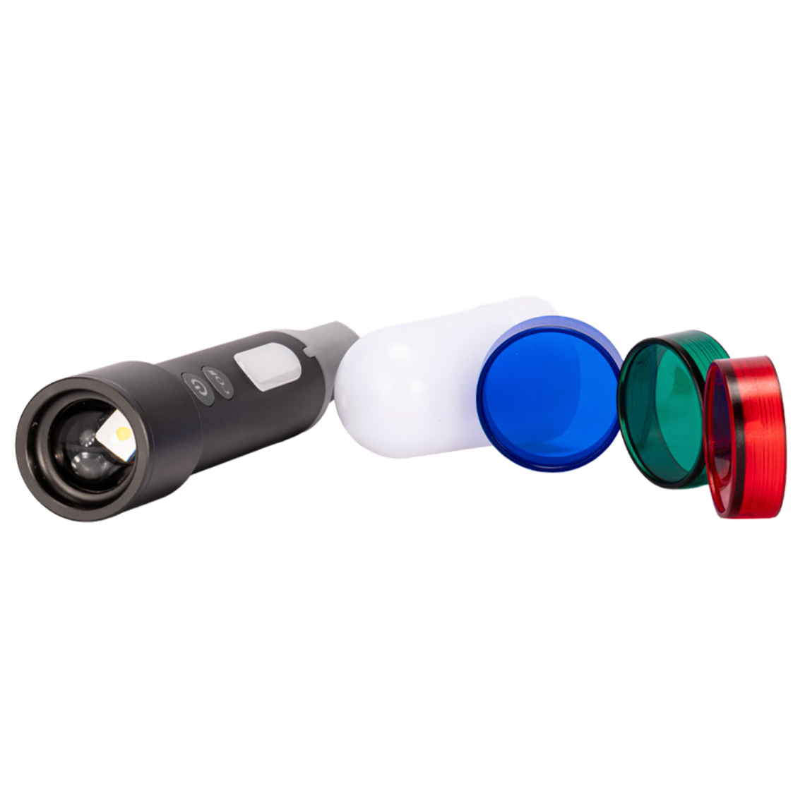 Descubre la linterna táctica recargable de aluminio de 20W y 1000 lúmenes. Con 15 funciones, foco regulable, luz roja lateral, puerto USB-C y kit de filtros de colores. ¡Perfecta para camping, seguridad y emergencias. Ideal para el día del padre. Cotiza con nosotros!