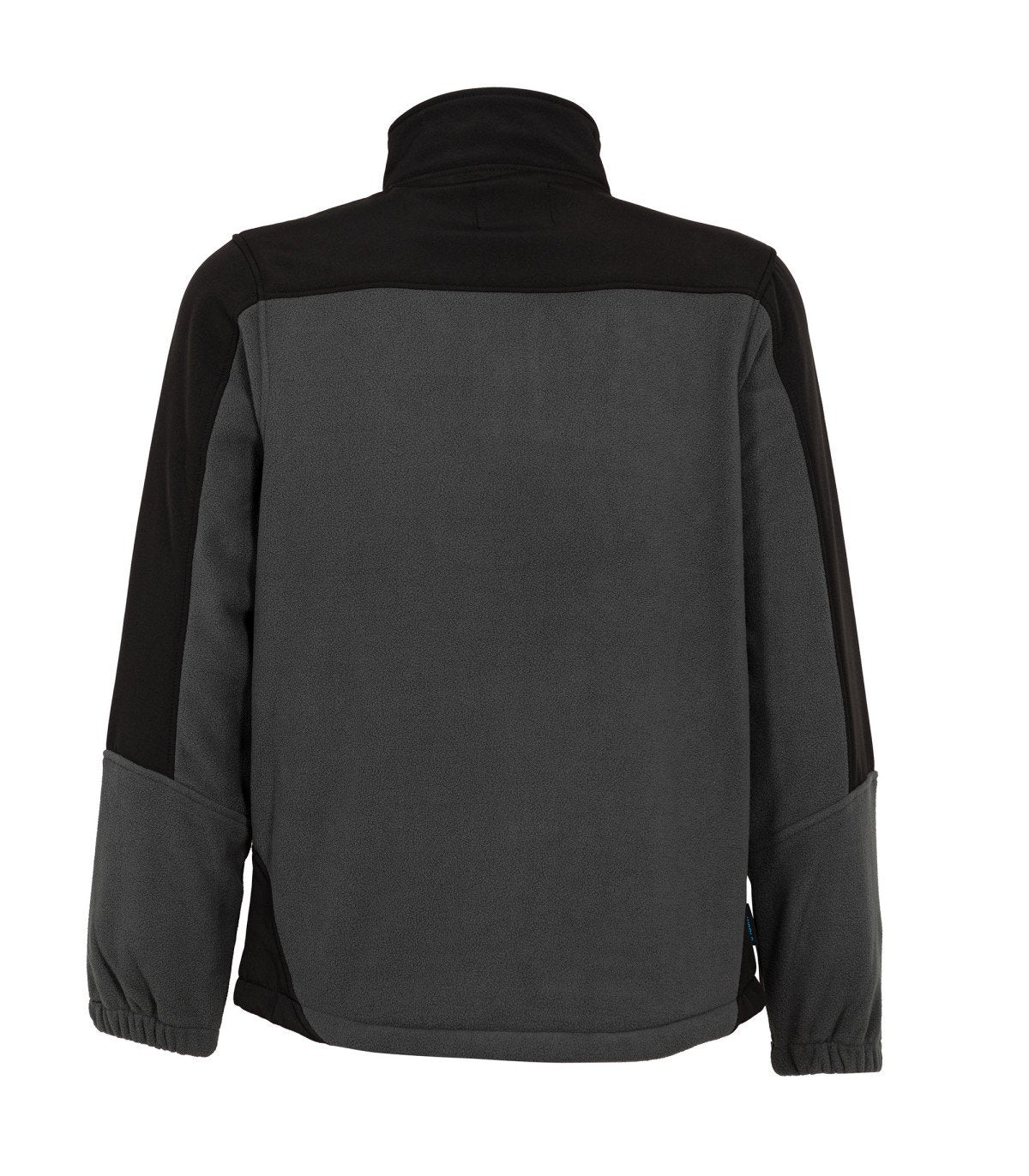Micropolar con softshell cortaviento y forro polar interior. Protección total para el frío. Modelo para hombre y mujer. Colores: azul-gris. Bordado.