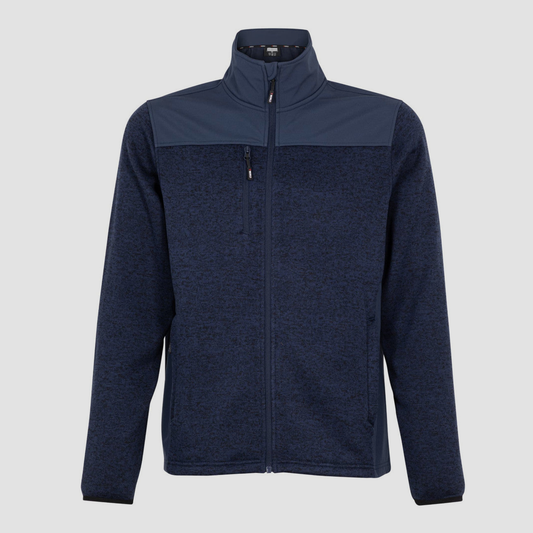 corte regular fit. Las mangas con terminación de vivo elasticado garantizan un ajuste óptimo y cómodo y, el spandex repelente al agua