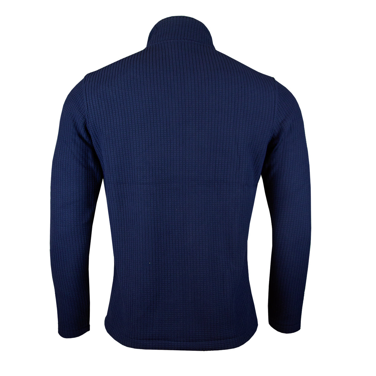 Micropolar panal con tejido alveolar transpirable y forro polar. Abrigo ligero para uniformes corporativos. Modelo para hombre y mujer. Colores: negro y azul. Bordado. 