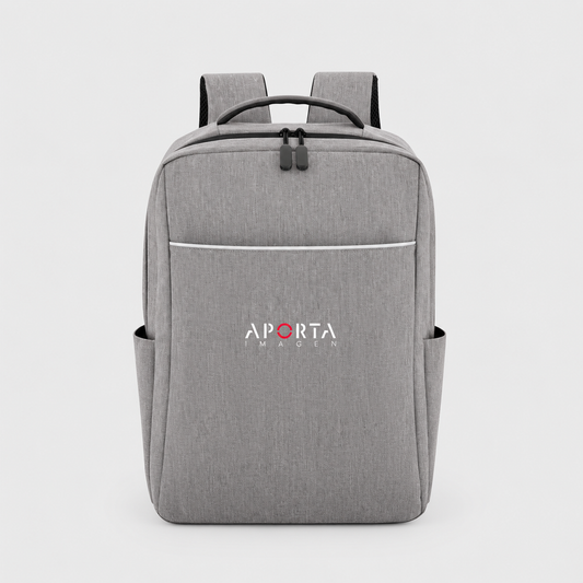 Mochila portanotebook 16” resistente al agua, acolchada y con múltiples compartimentos. Ideal para uso diario, empresas y regalos corporativos. ¡Cotiza con anticipación!