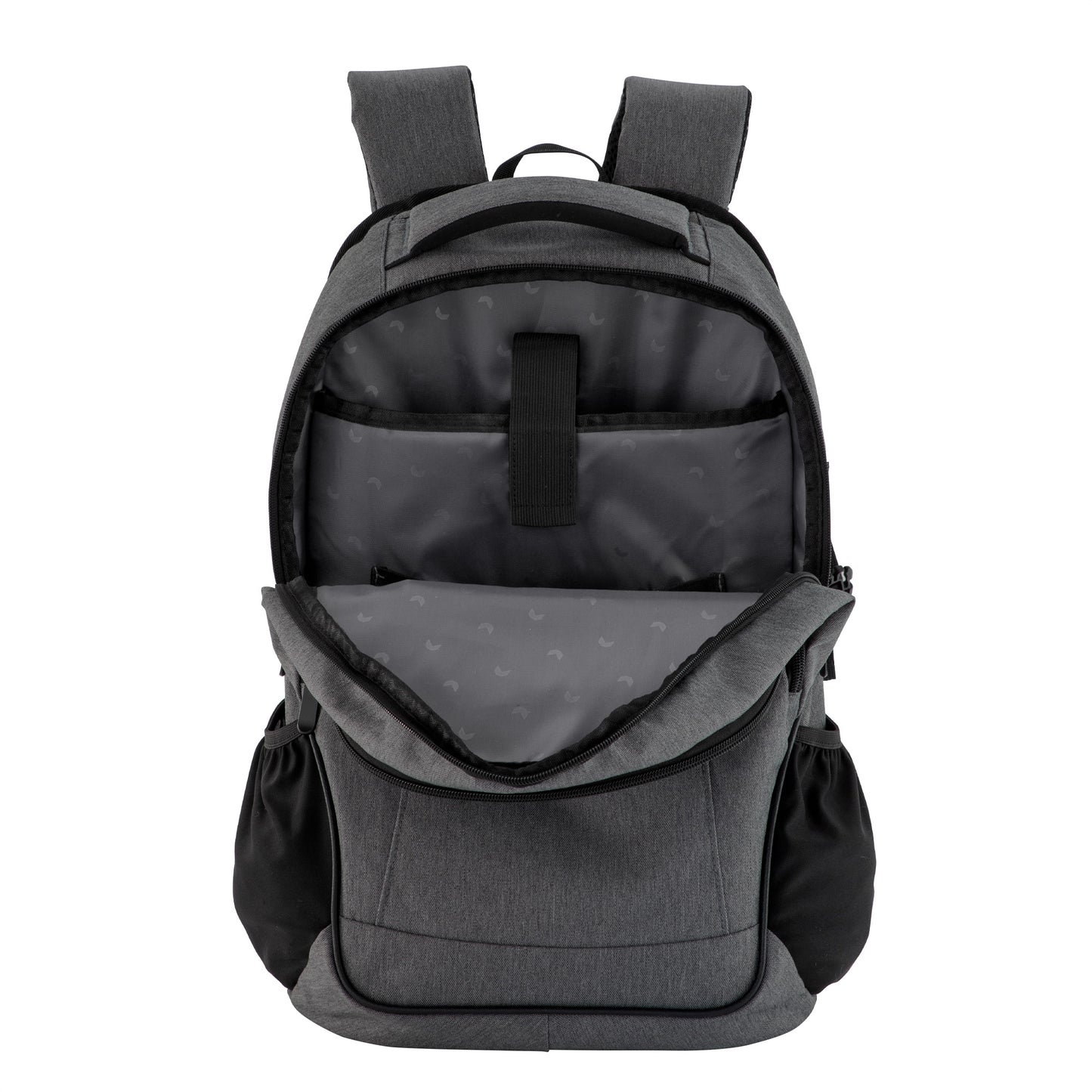Protección total para tus equipos. Mochila de 16" con bolsillo acolchado, porta tablet de 11" y múltiples organizadores. Cierres metálicos y laterales elastizados. Calidad premium para tu equipo de trabajo. Funcionalidad y estilo para el branding de tu empresa.