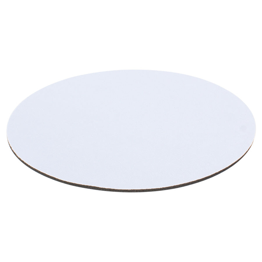 Mouse pad blanco para sublimación de alta calidad con base antideslizante. Personalizable con logo, fotografías o diseños corporativos. Ideal para merchandising,  y regalos empresariales.