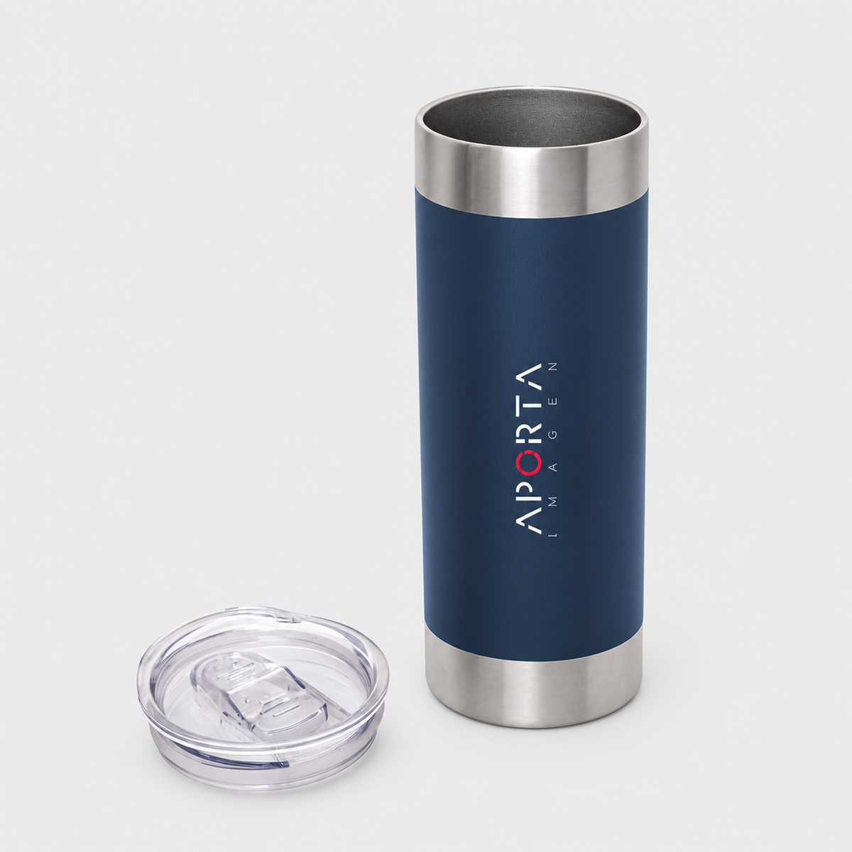Mug térmico de 650 ml con tecnología vacuum y doble pared. Mantiene bebidas calientes hasta 8 h y frías hasta 12 h. Ideal para regalos corporativos.