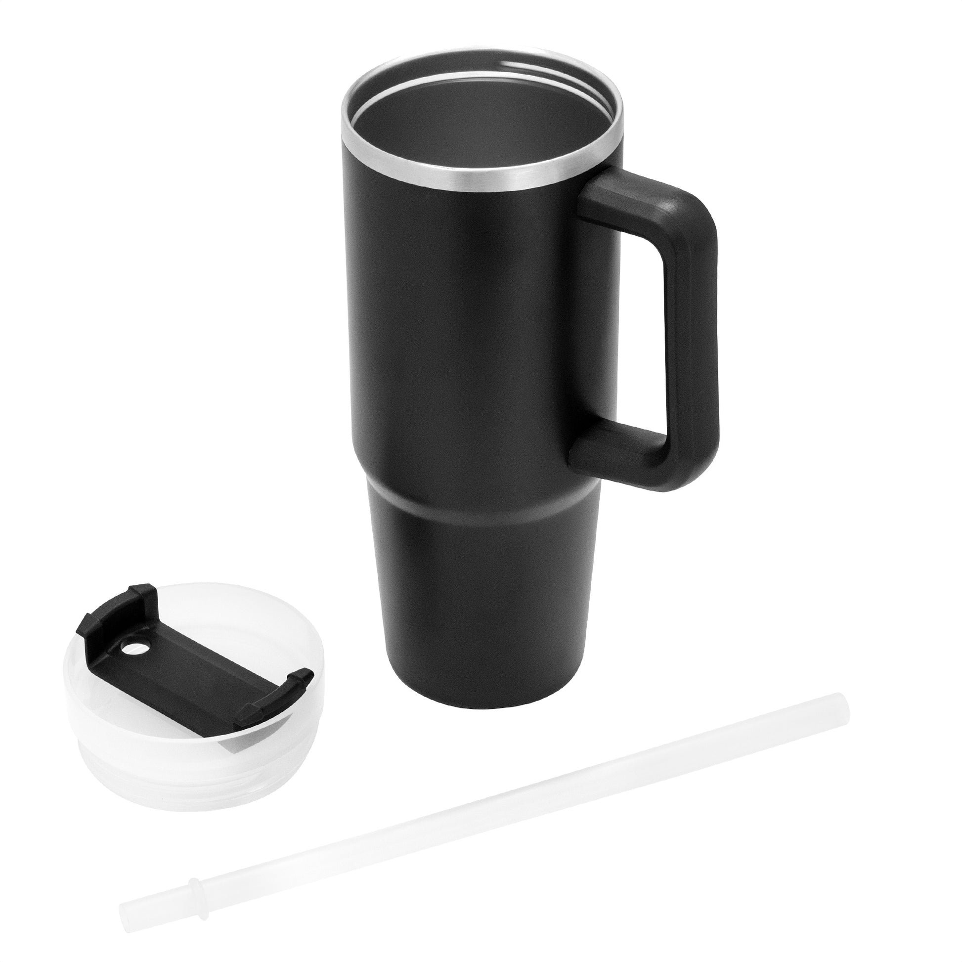 Disfruta tus bebidas por más tiempo con este Mug Térmico de 880 ml. Tecnología Vacuum: 8 hotras calor / 12 horas frío. Acero inoxidable, acabado mate y tapa hermética con sorbete. ¡Ideal para hidratarte todo el día! Cotiza y pesonaliza!