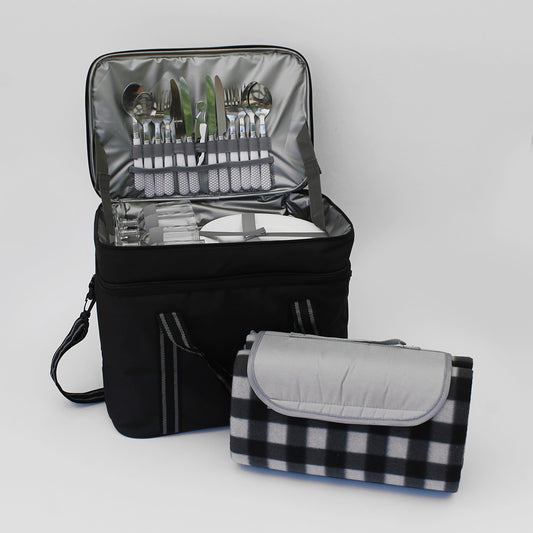 Disfruta el aire libre con el Pack Picnic & Outdoor. Incluye bolso refrigerador para 4 personas y manta impermeable. Regalo corporativo con logo desde 20 unidades.