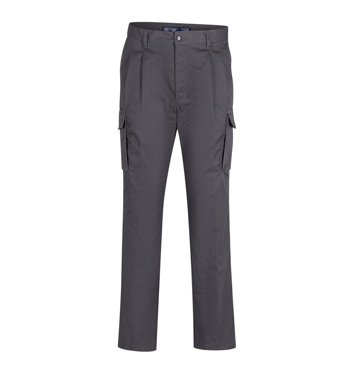 Pantalón cargo classic hombre, diseño clásico con múltiples bolsillos. Ideal para uniformes corporativos y trabajo en terreno. Personalizable con logo.