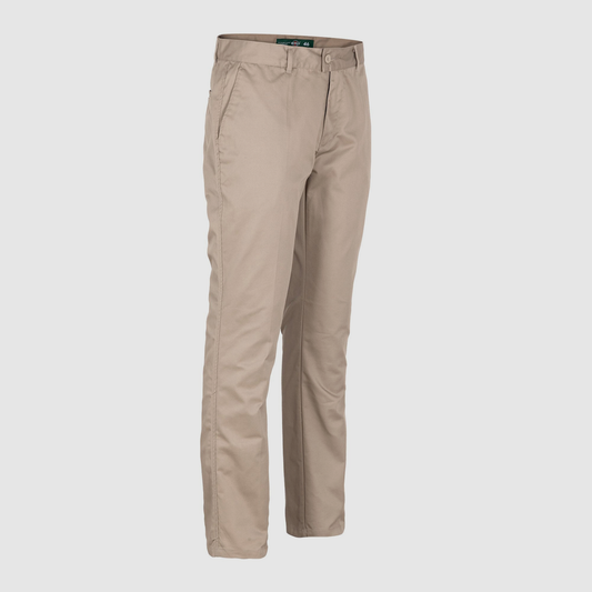Pantalón classic hombre de corte recto y elegante, ideal para uniformes corporativos de oficina y terreno. Personalizable con logo.