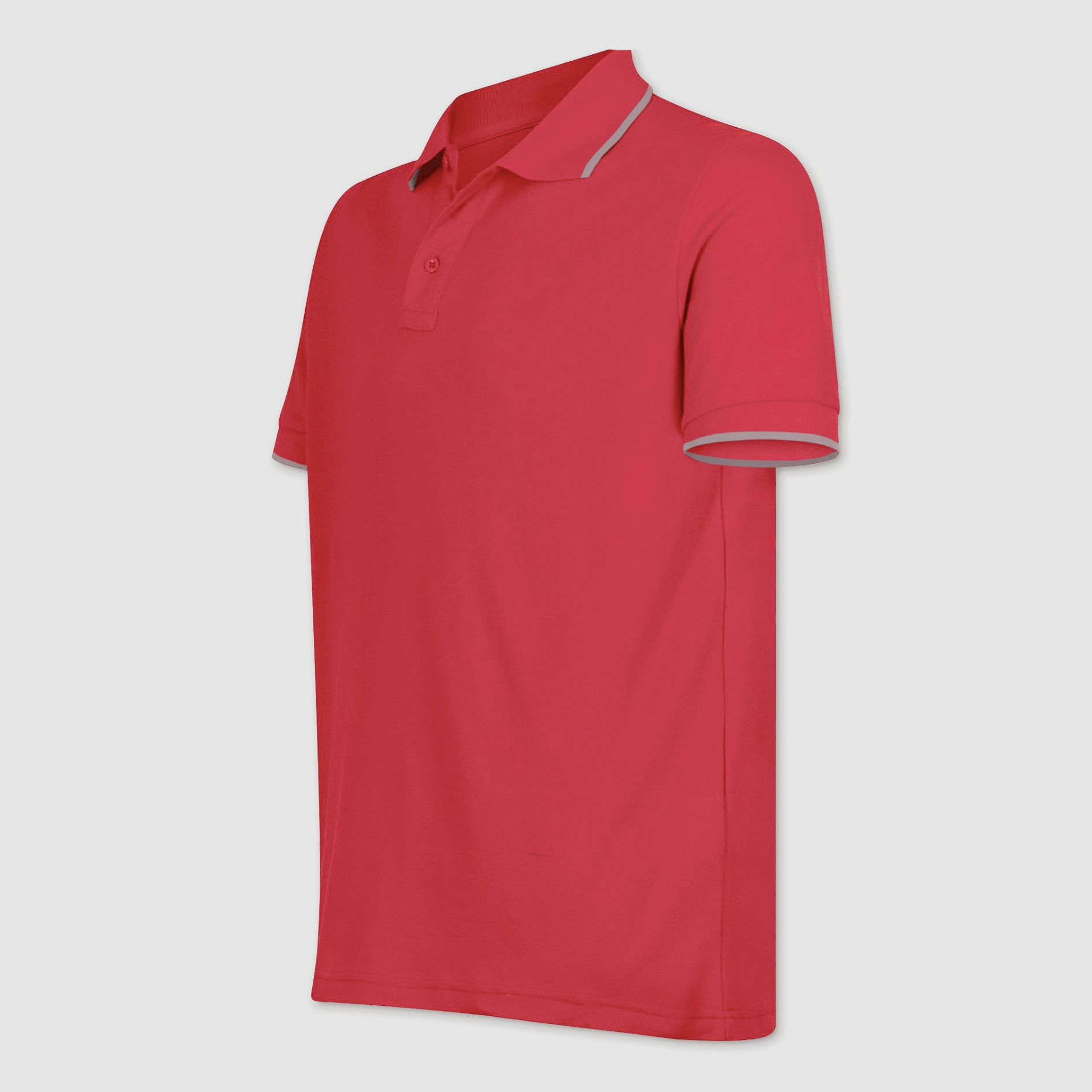 Polera piqué para hombre.Sueve y cómodas. Su tejido piqué de textura clásica y aireada. Cuello y botas con líneas color corporativo con combinación de colores a elección.