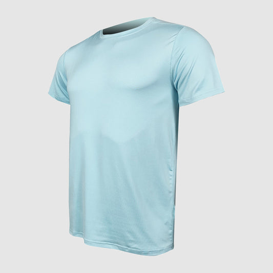 Polera dry fit hombre de secado rápido y protección UV. Liviana y cómoda, ideal para uniformes corporativos y outdoor. Personalizable con logo.
