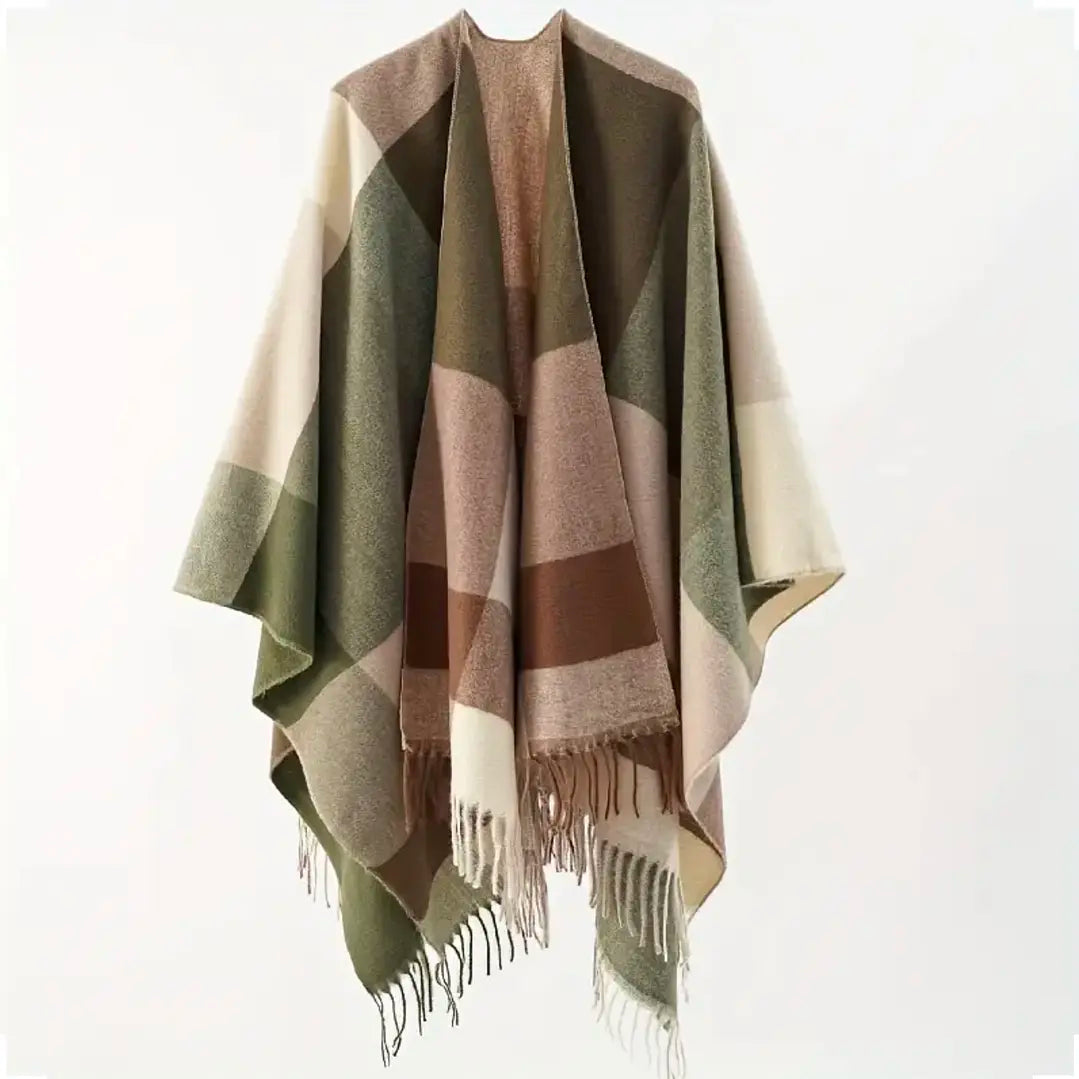 Ruanas vintage en alpaca y algodón, tejidas a mano. Versátiles y elegantes. Regalo corporativo premium personalizable.