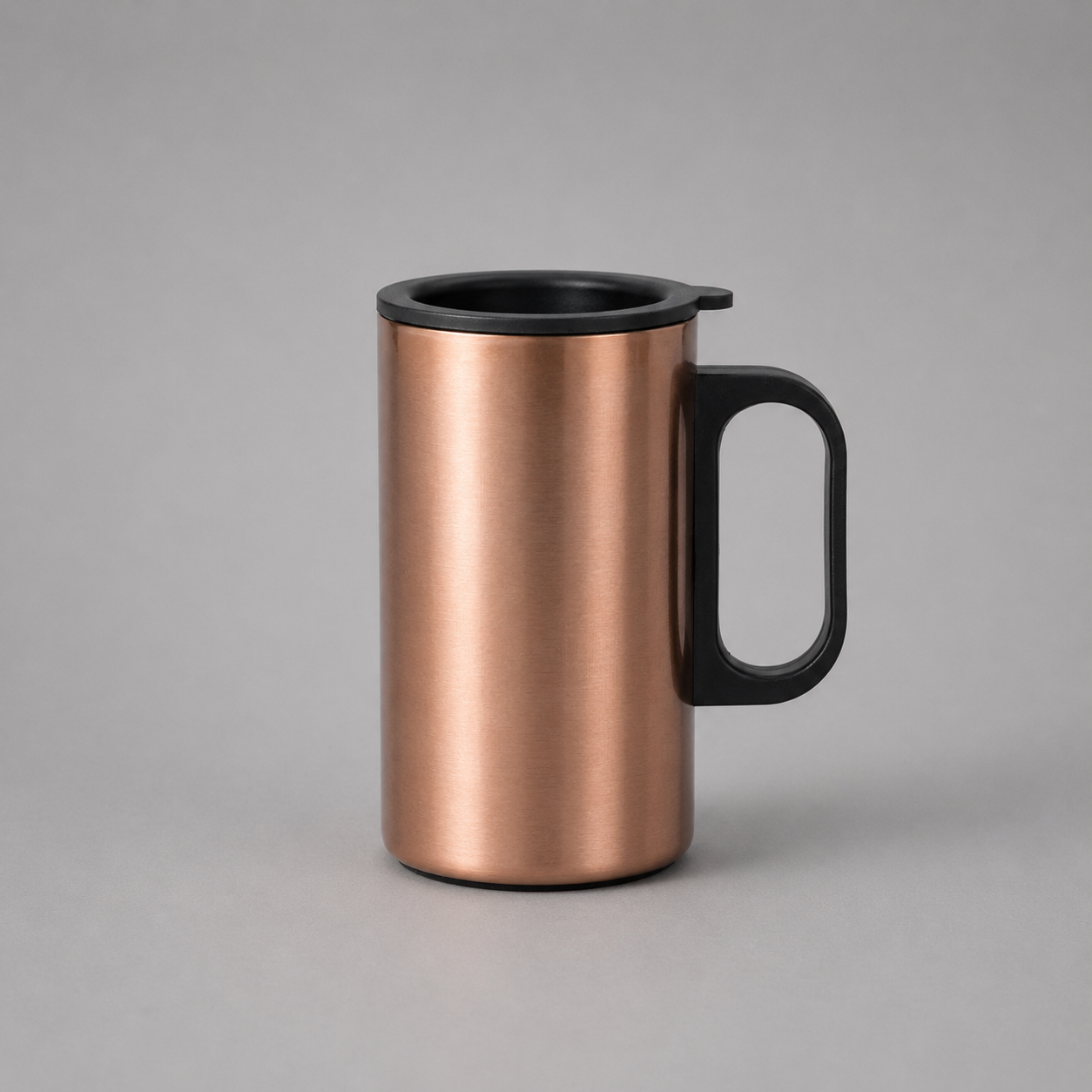 Tazón térmico de acero inoxidable de 250 ml con doble pared, tapa con dosificador y base antideslizante. Un regalo corporativo elegante, práctico y personalizable con logo corporativo. Ideal para el Día de la Minería.