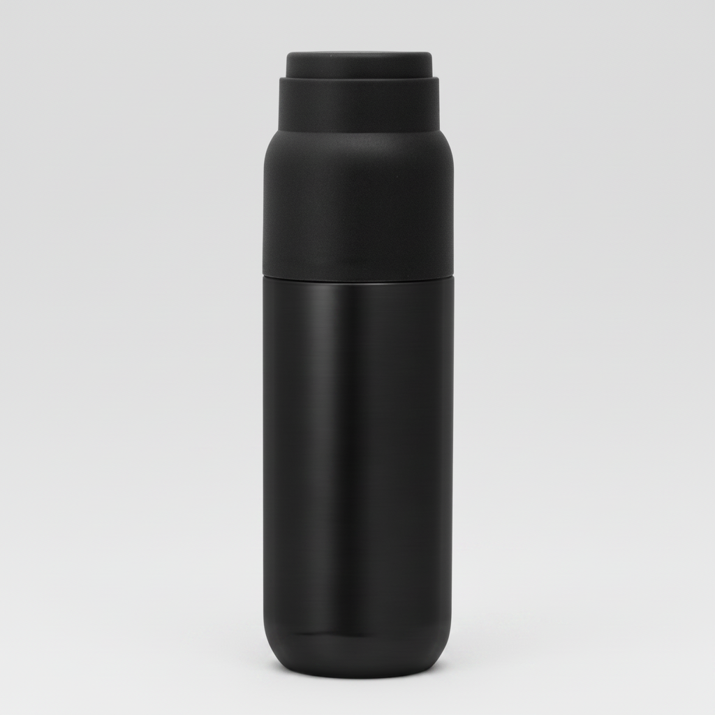 Termo de 500 ml con doble pared sellada al vacío: acero interior y exterior. Mantiene calor por 12 hrs y frío por 24 hrs. Incluye taza rosca y tapa a presión. Diseño compacto ideal para regalos corporativos con logo opcional. ¡Rendimiento prolongado garantizado!