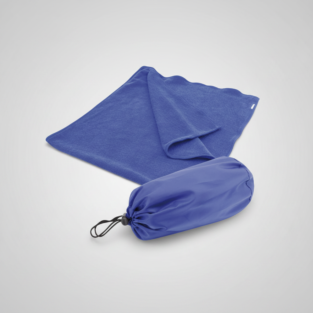 Toalla deportiva de microfibra personalizada con logo impreso. Ligera, compacta y práctica, ideal para entrenamientos, gimnasio, actividades al aire libre y regalos corporativos para tu equipo. Cotiza hoy.